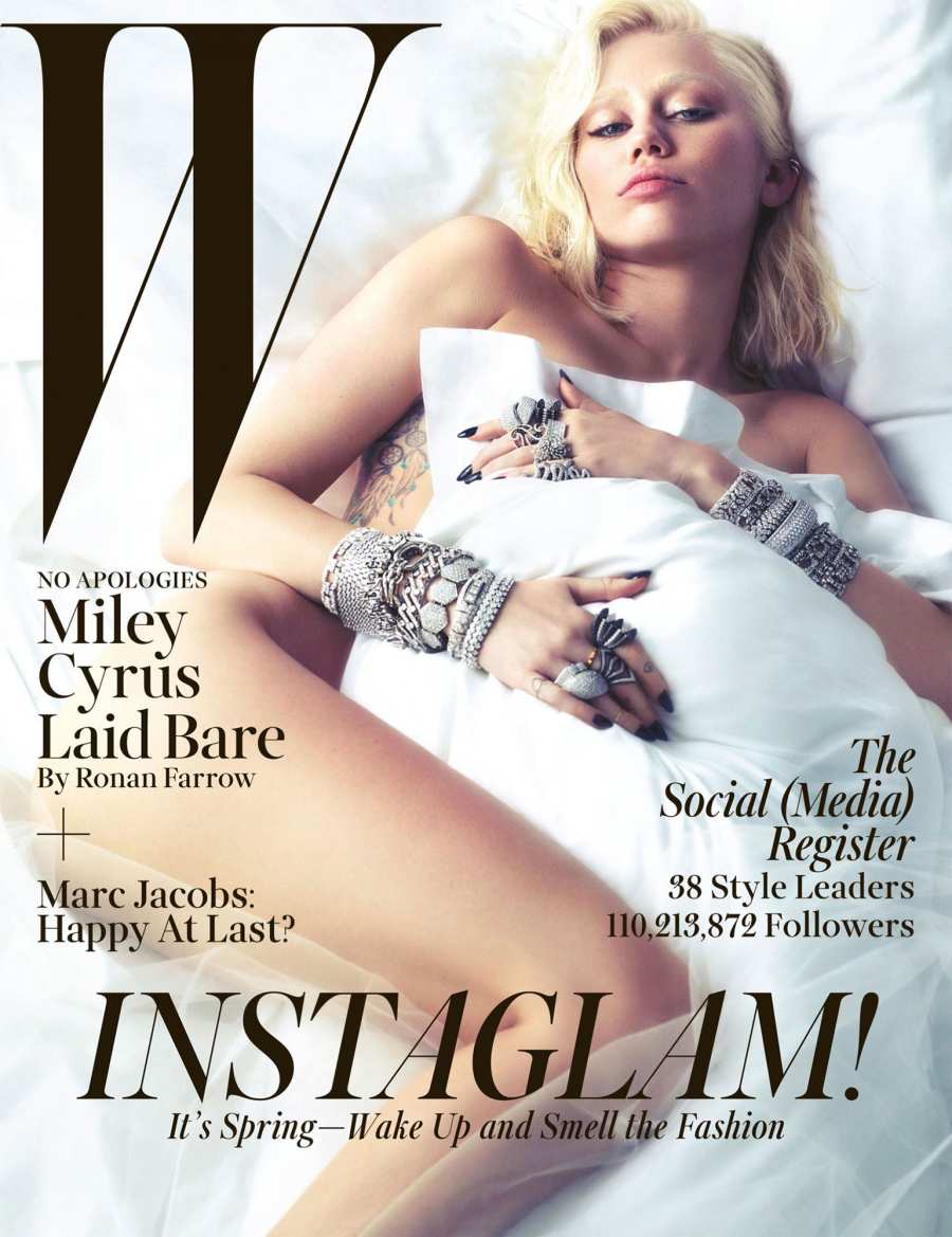 09 miley cyrus w magazine cover 19e1a3c8 7d08 4e00 97bf 11af35847542