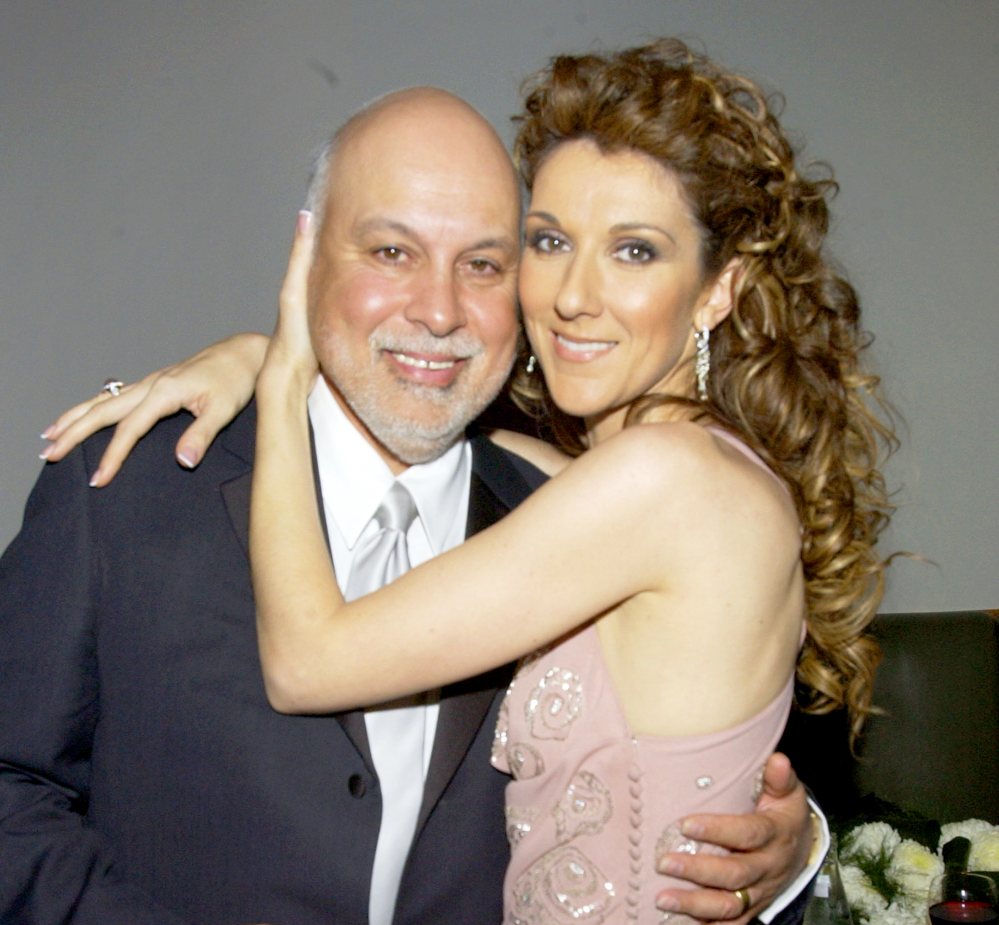 Rene Angelil and Celine Dion