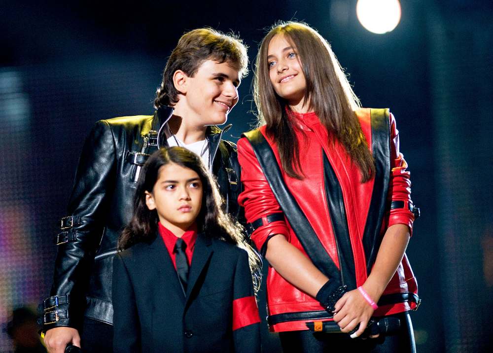 Prince Michael Jackson, Blanket Jackson and Paris Jackson