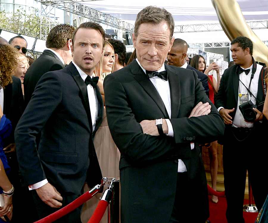 Aaron Paul and Bryan Cranston