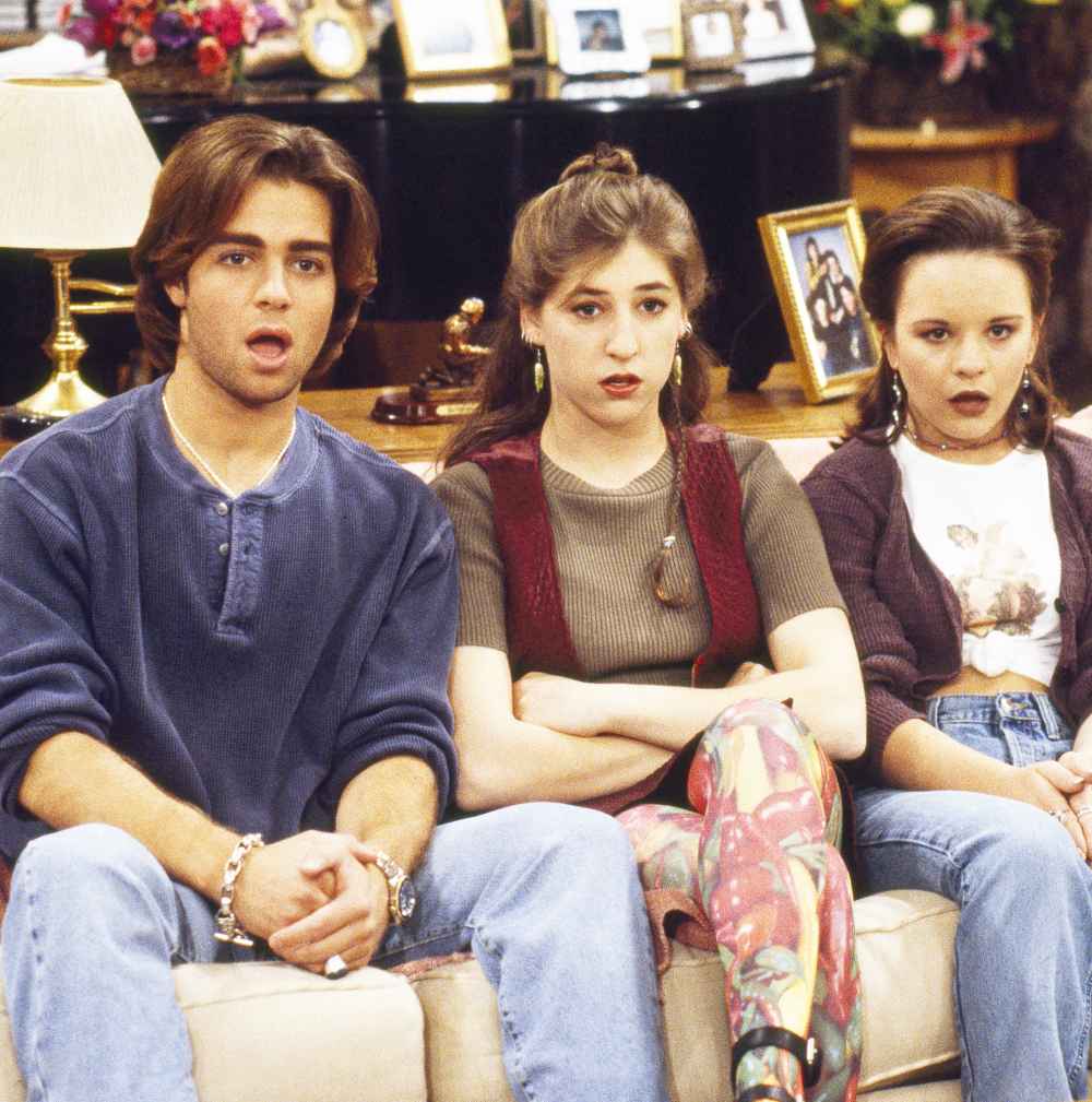 Joey Lawrence, Mayim Bialik and Jenna Von Oy Blossom