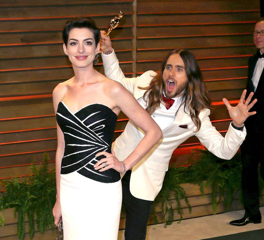 Anne Hathaway and Jared Leto