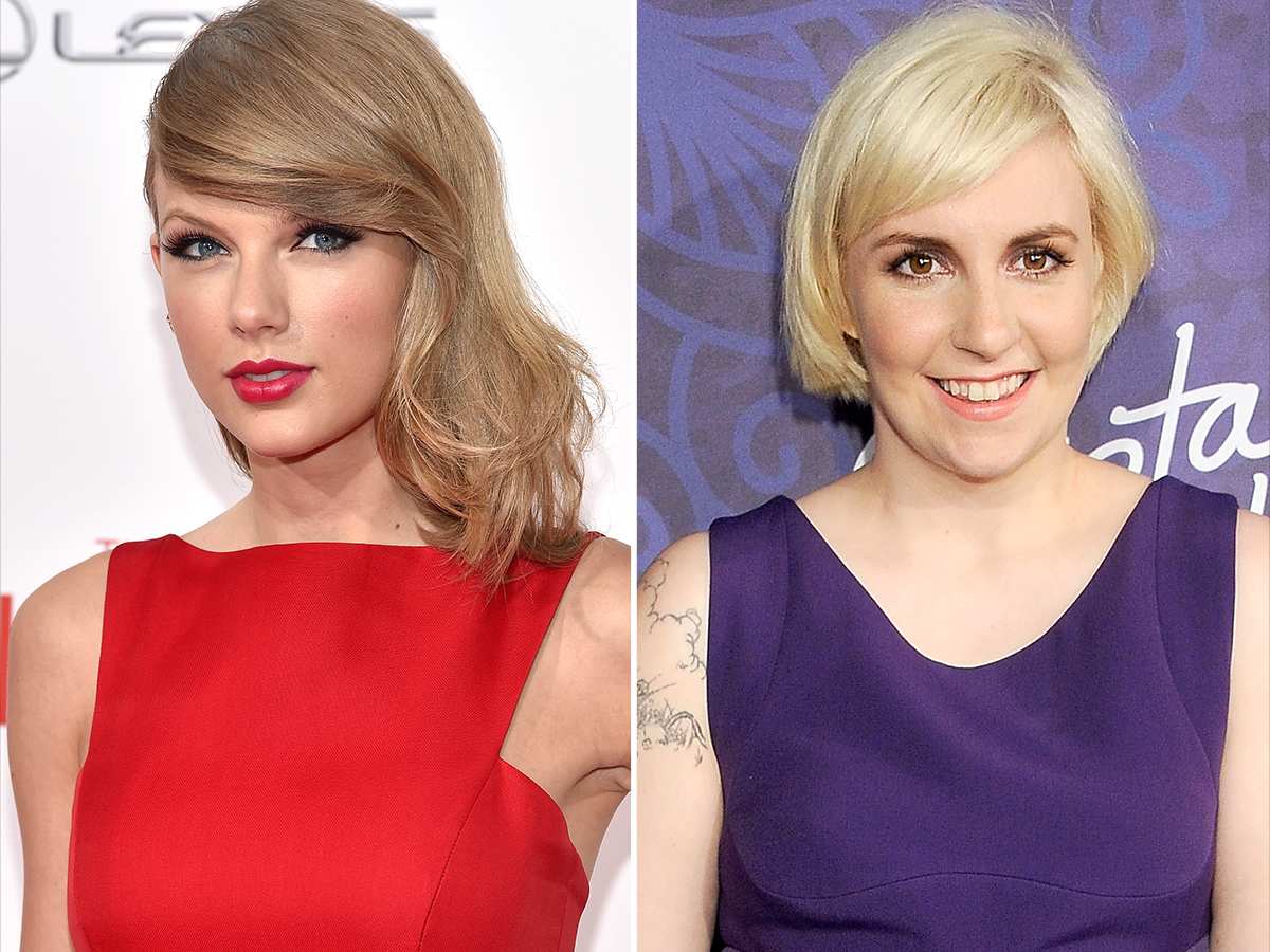 Taylor Swift and Lena Dunham