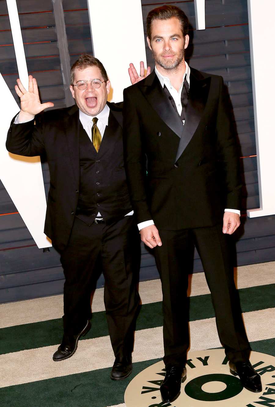 Patton Oswalt and Chris Pine