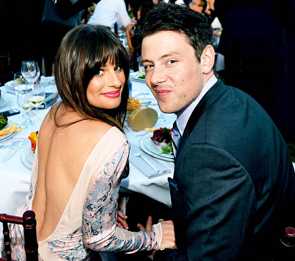 Lea Michele and Cory Monteith