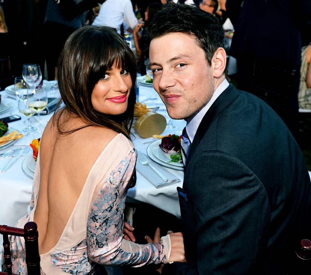 Lea Michele and Cory Monteith