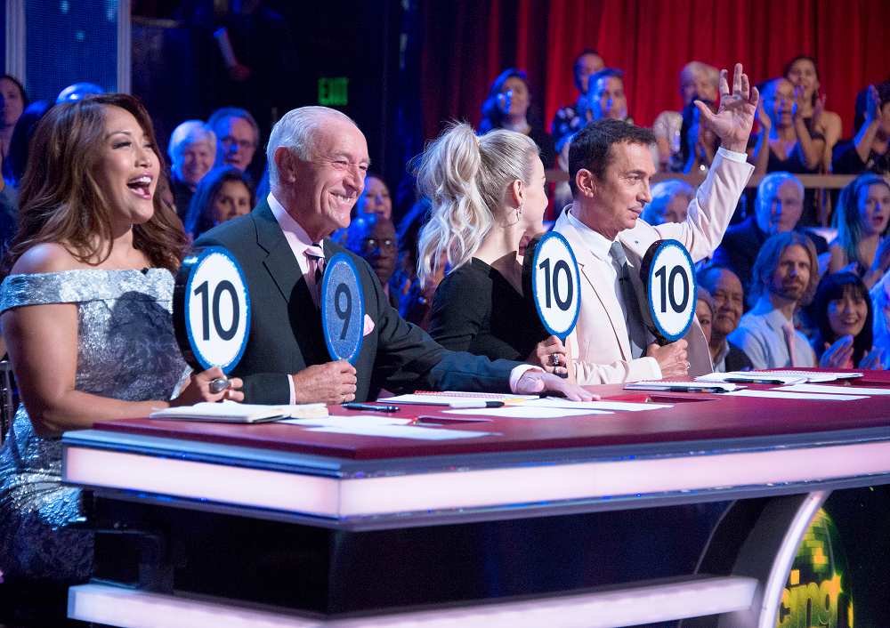 Carrie Ann Inaba, Len Goodman, Julianne Hough and Bruno Tonioli