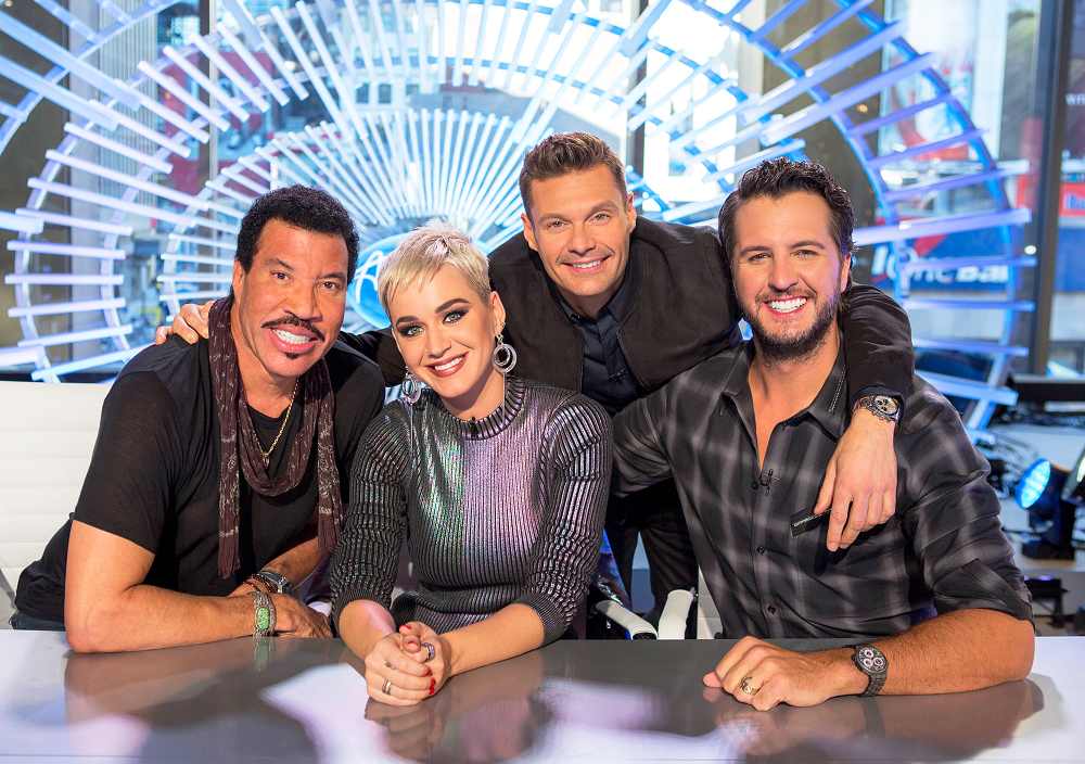 American Idol Lionel Richie Katy Perry Luke Bryan Ryan Seacrest