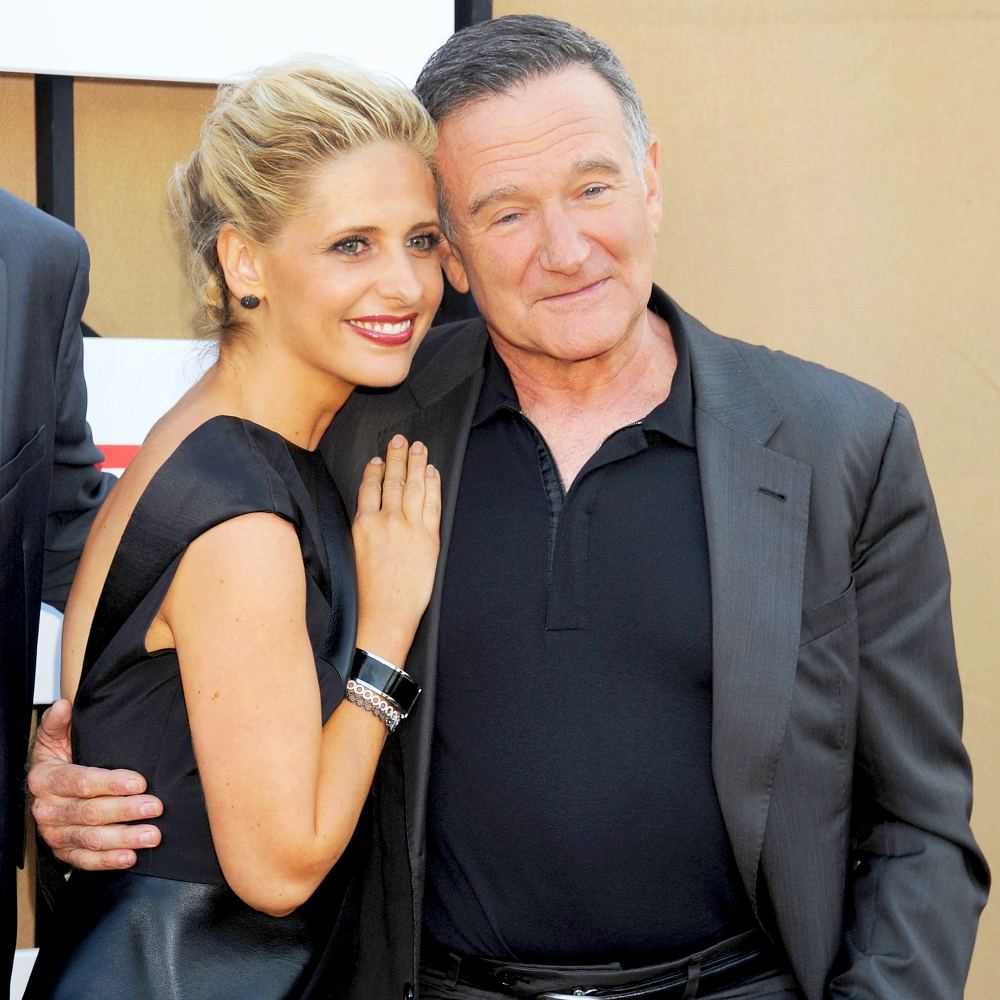 Sarah Michelle Gellar and Robin Williams