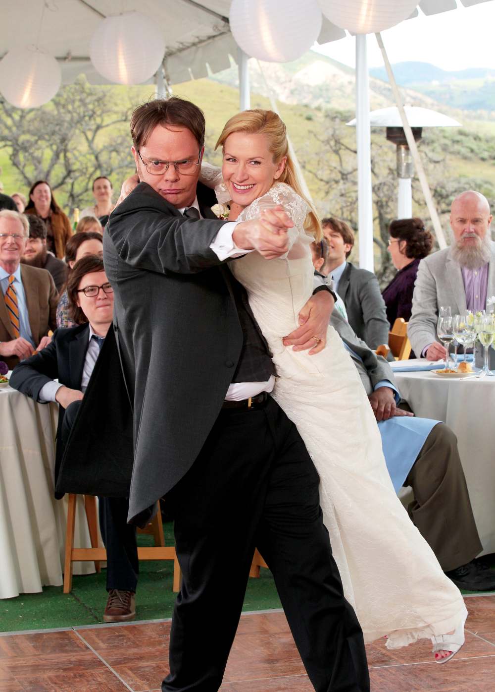 Rainn Wilson Angela Kinsey The Office