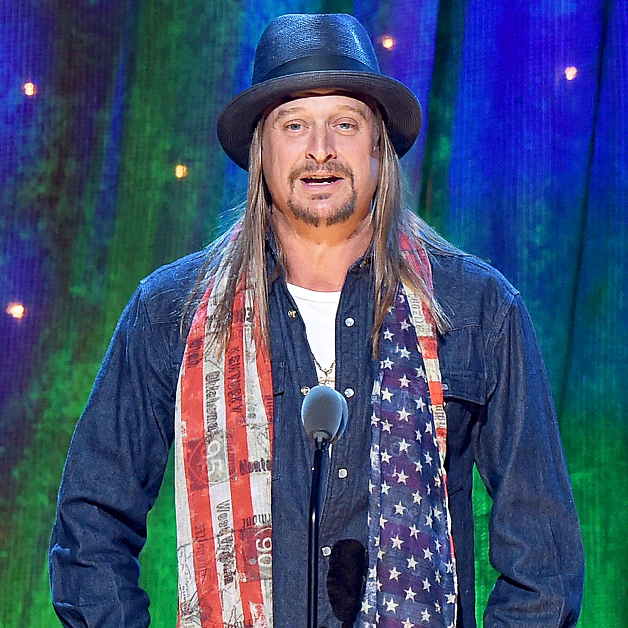 Kid Rock attend the 31st Annual Rock And Roll Hall Of Fame Induction Ceremony at Barclays Center on April 8, 2016 in New York City.