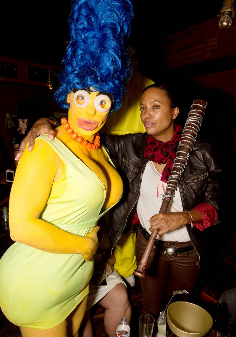 Colton Haynes Marge Simpson Aisha Tyler Halloween