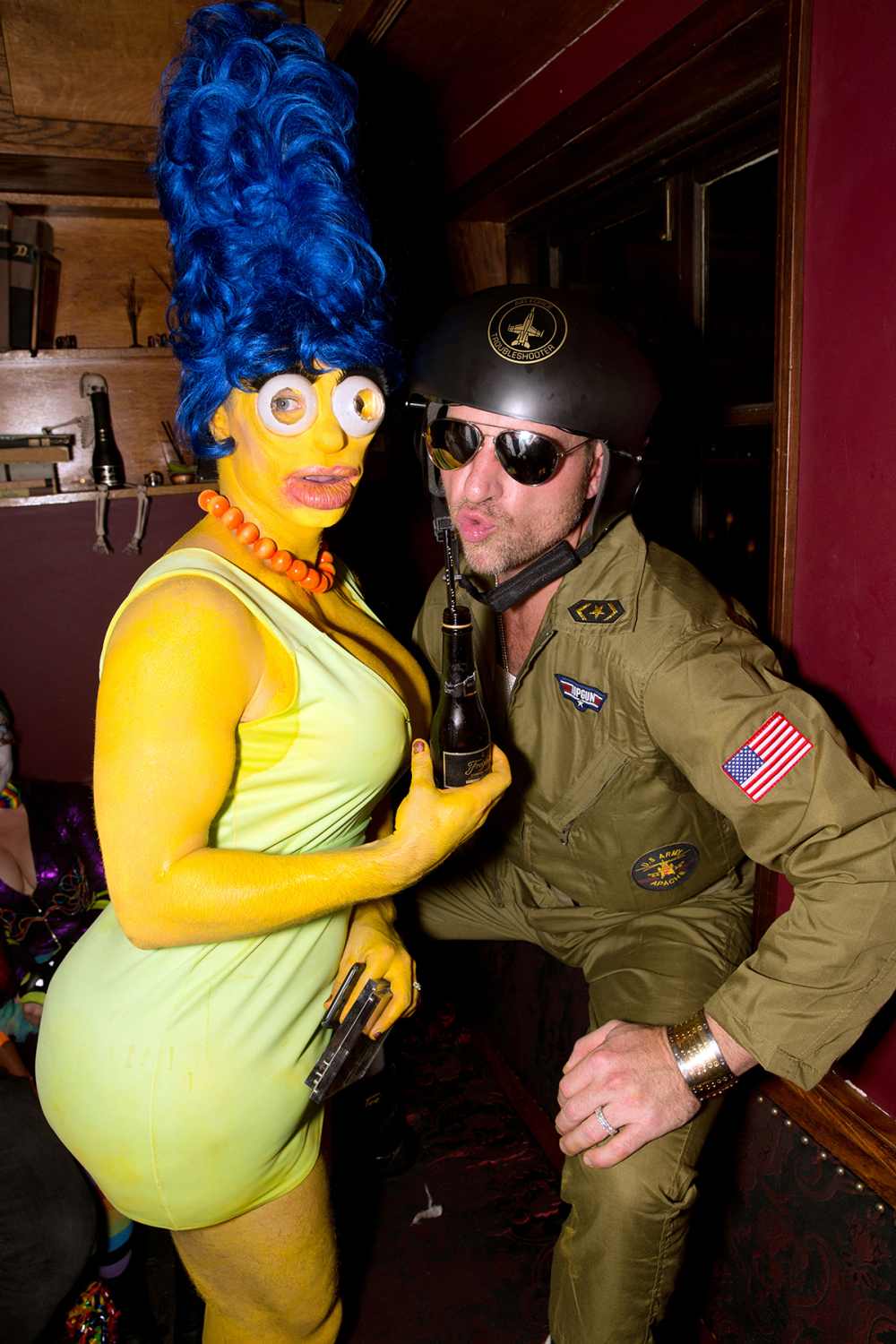 Colton Haynes Marge Simpson Jeff Leatham Halloween