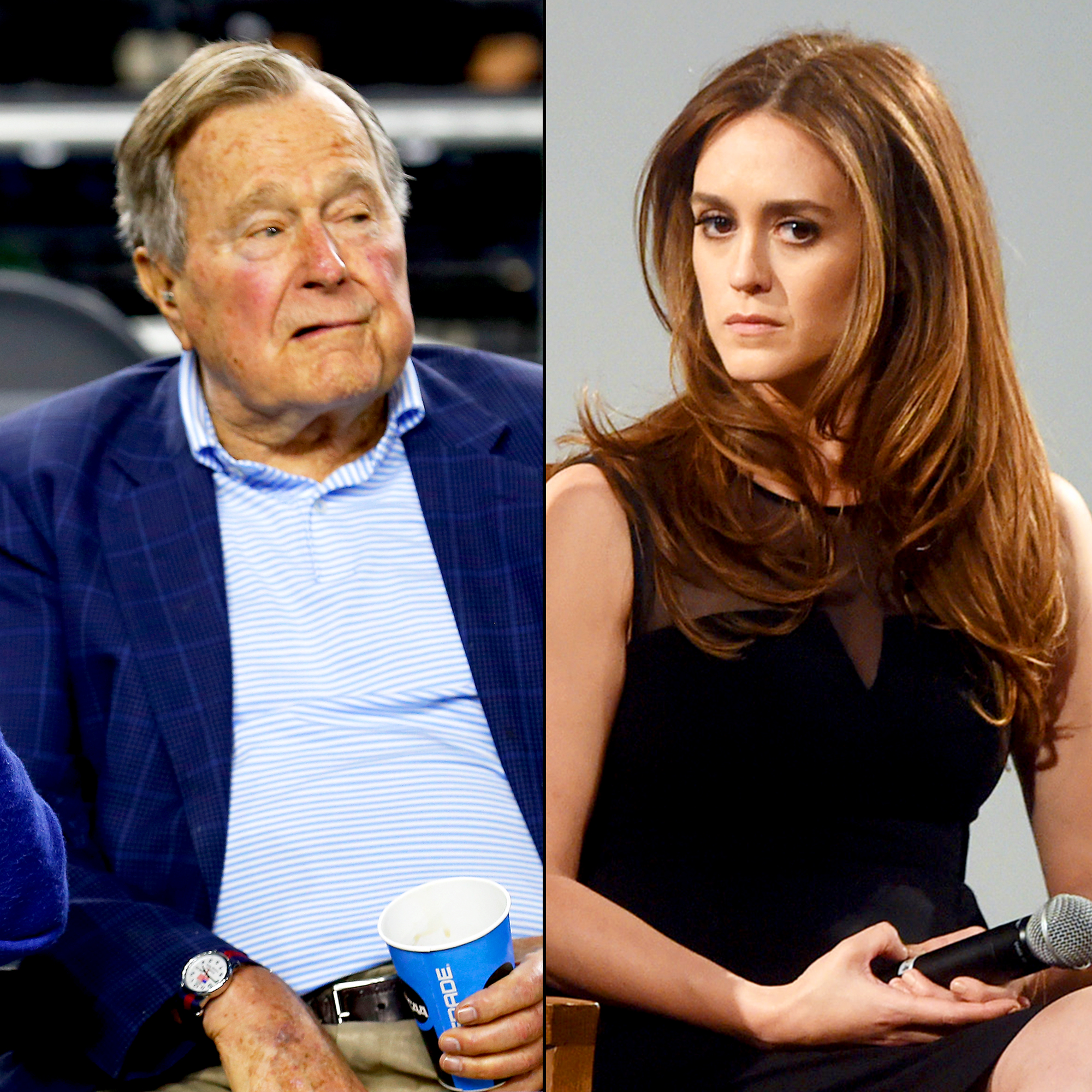 George H.W. Bush and Heather Lind