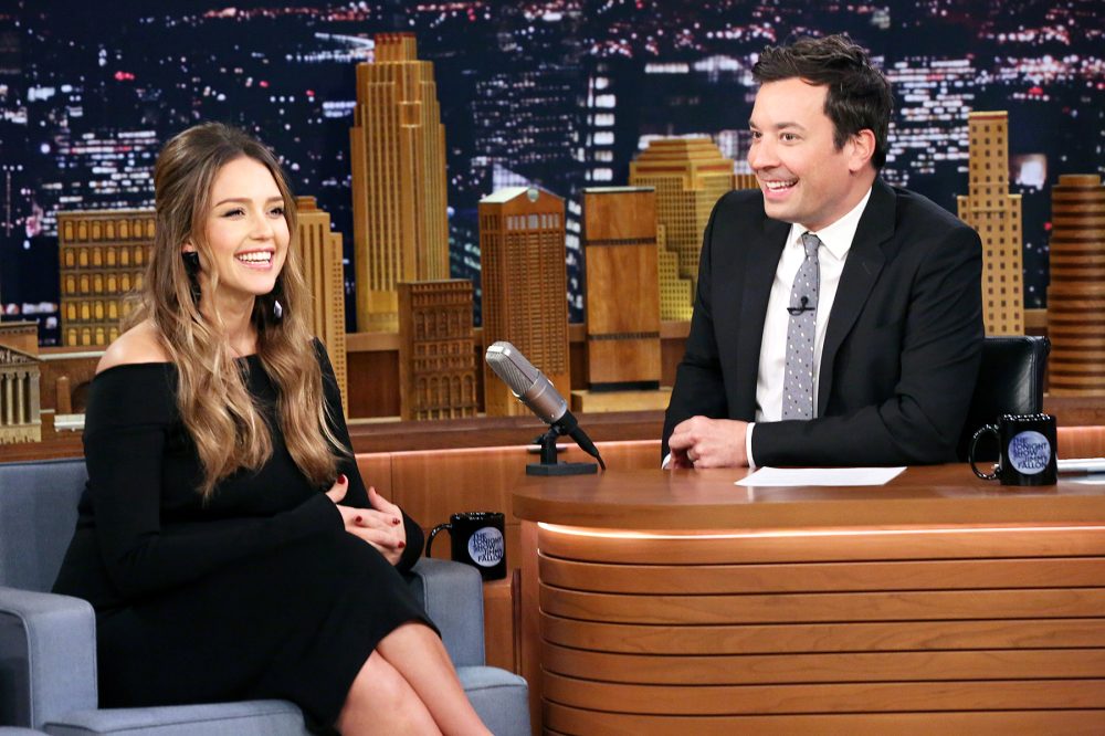 Jessica Alba The Tonight Show Starring Jimmy Fallon