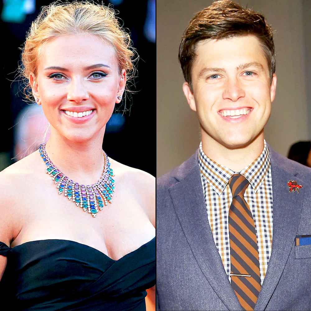 Scarlett Johansson and Colin Jost