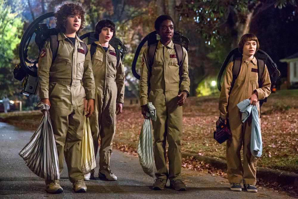 Gaten Matarazzo Finn Wolfhard Caleb McLaughlin Noah Schnapp Stranger Things season 2