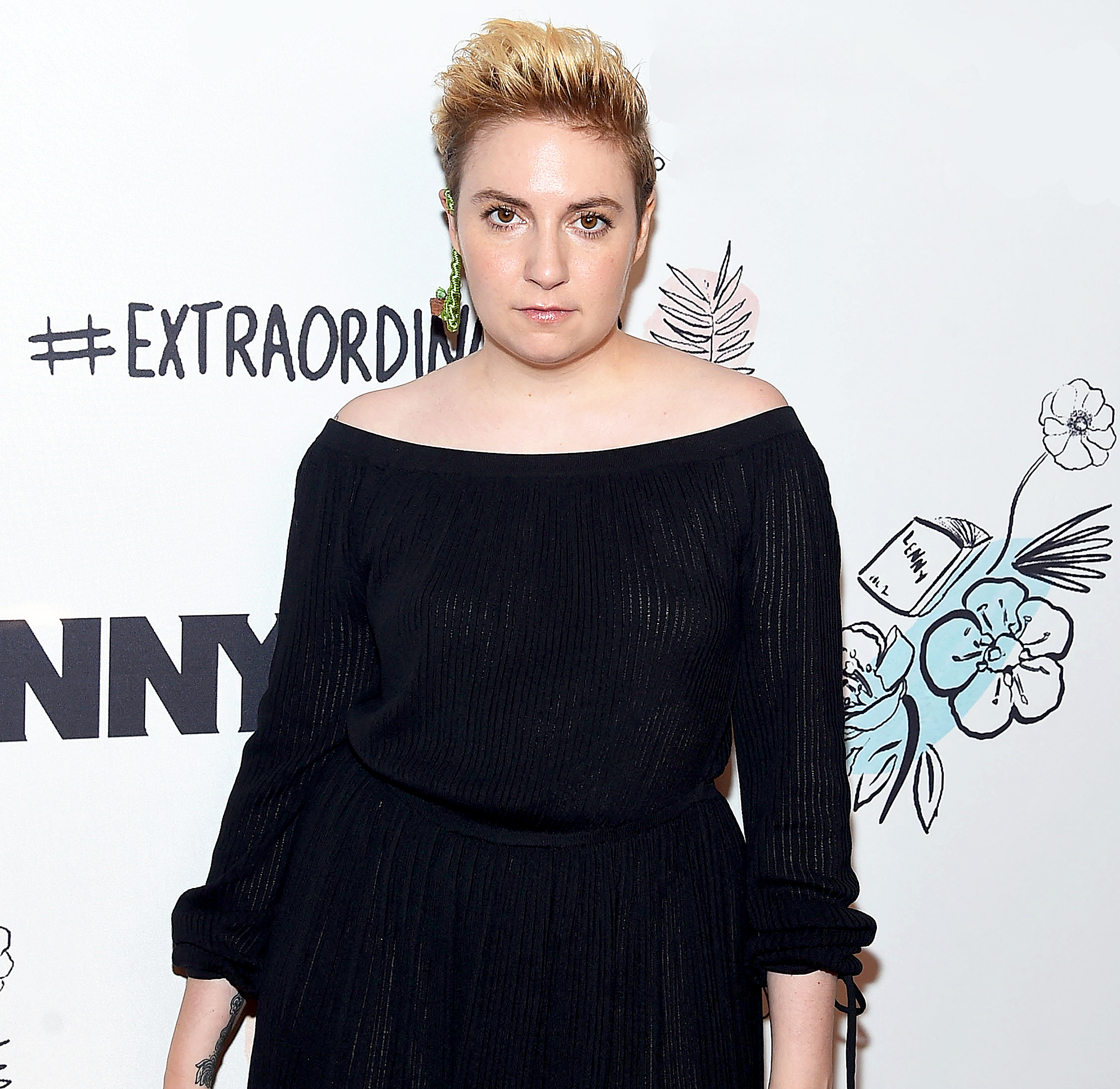 Lena Dunham attends Lenny 2nd Anniversary Party at The Jane Hotel on September 15, 2017 in New York City.