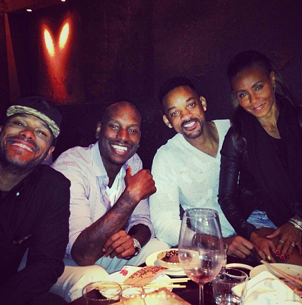 Tyrese Will Smith Jada Pinkett Smith