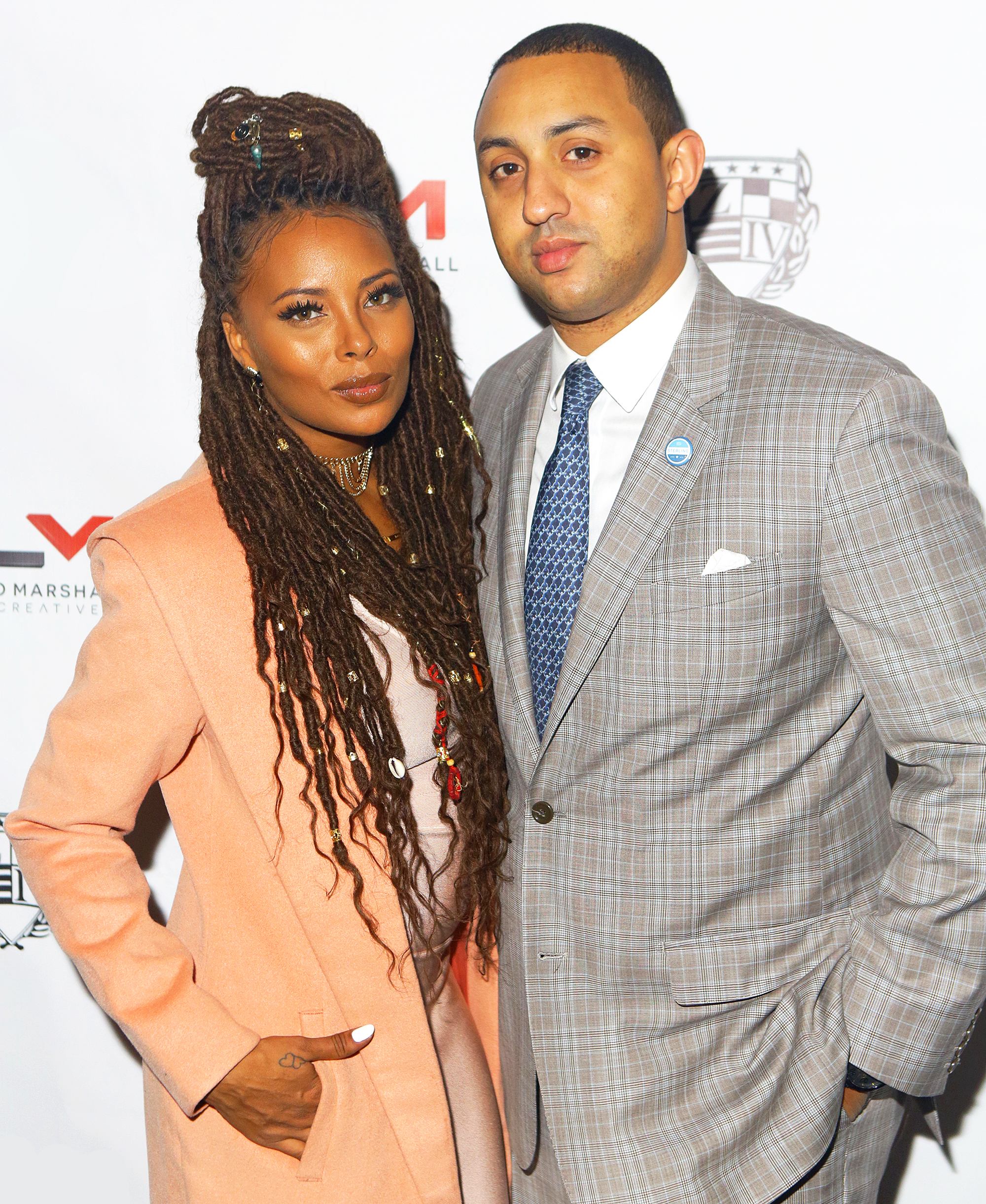 Eva Marcille and Michael Sterling attend the 9th Annual Celebration 4 Cause at King Plow Arts Center in Atlanta on December 22, 2016.