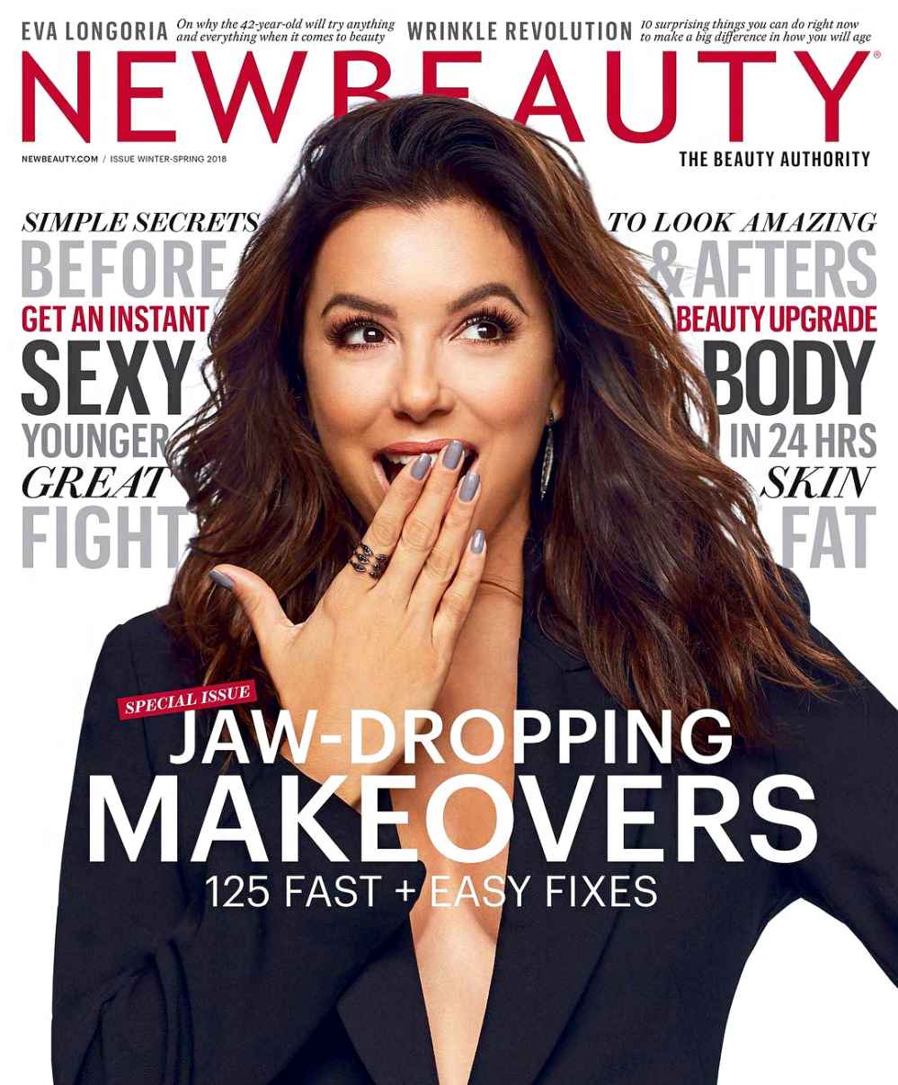 Eva Longoria NewBeauty Magazine Cover