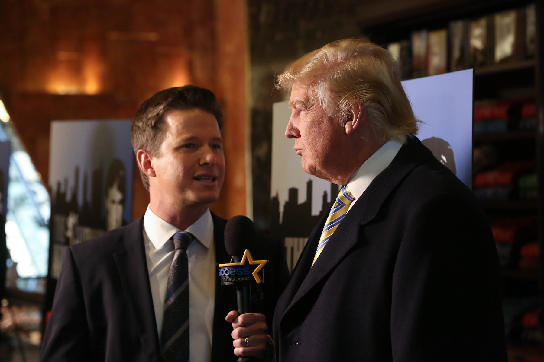 Billy Bush and Donald Trump