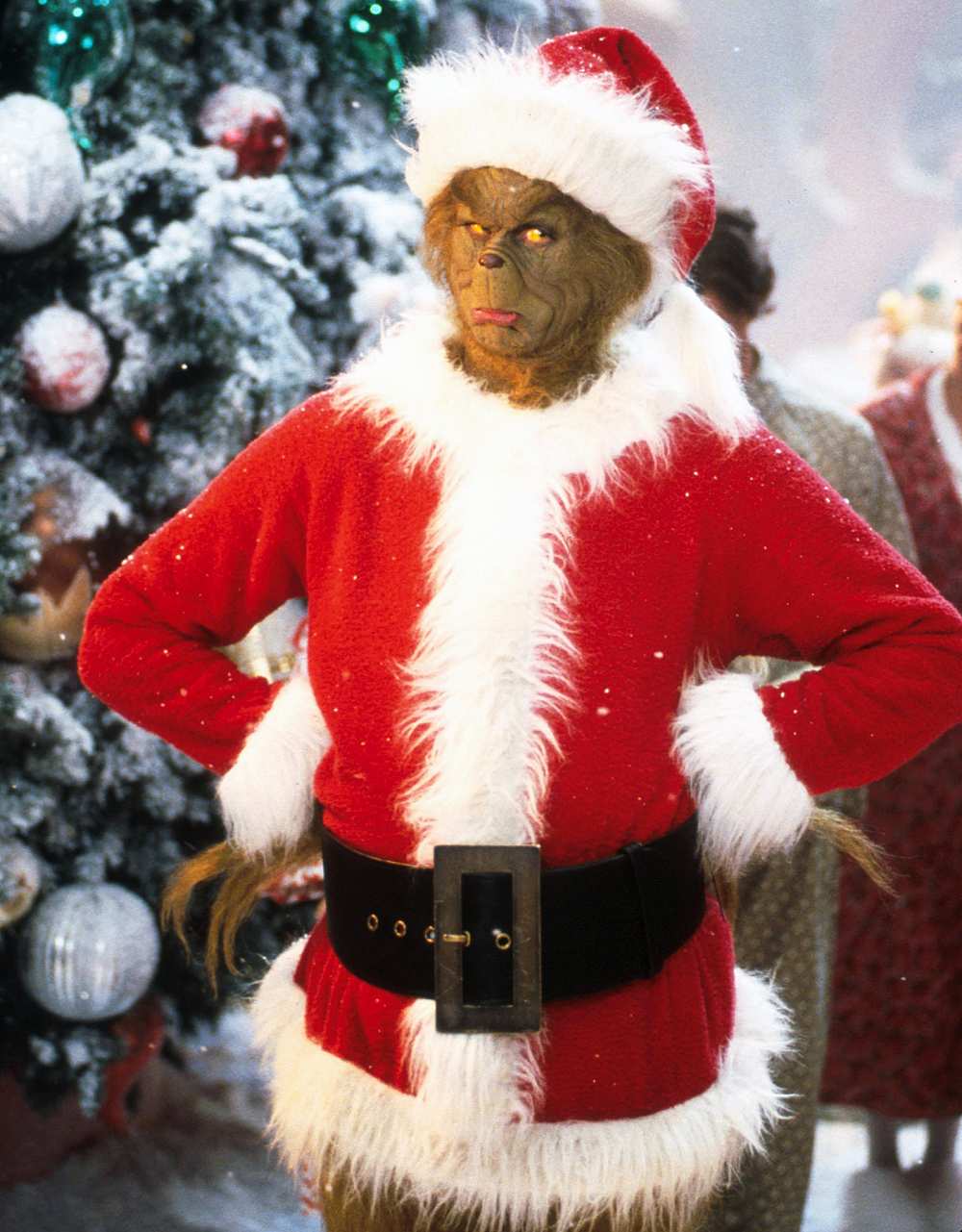 Jim Carrey in How The Grinch Stole Christmas