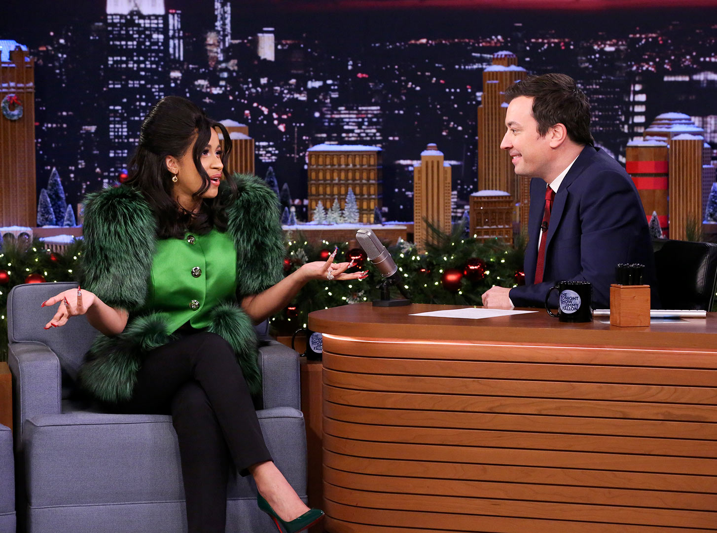 Cardi B, Jimmy Fallon