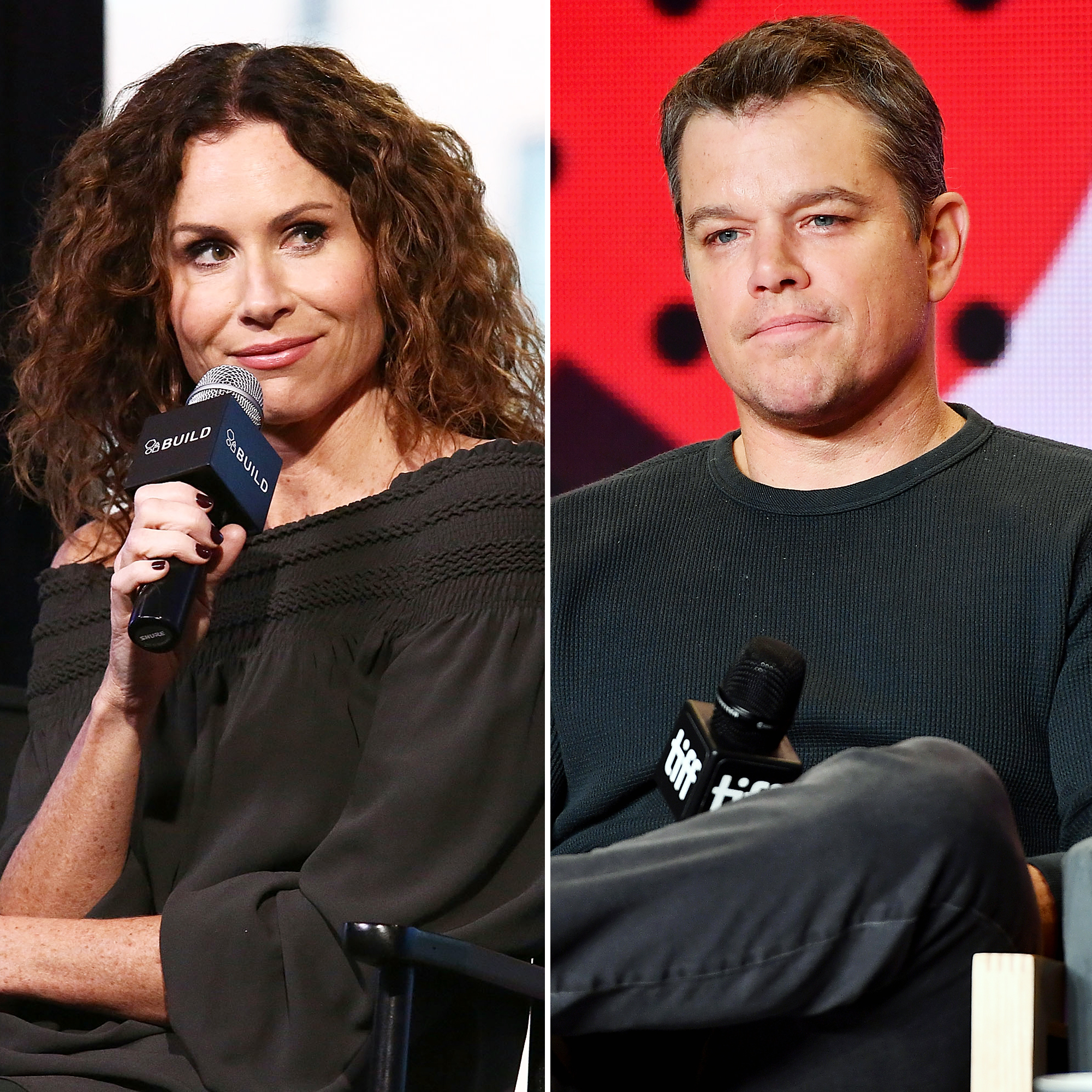 Minnie Driver and Matt Damon