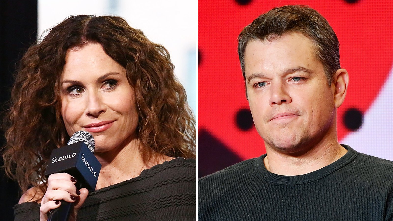 Minnie Driver and Matt Damon