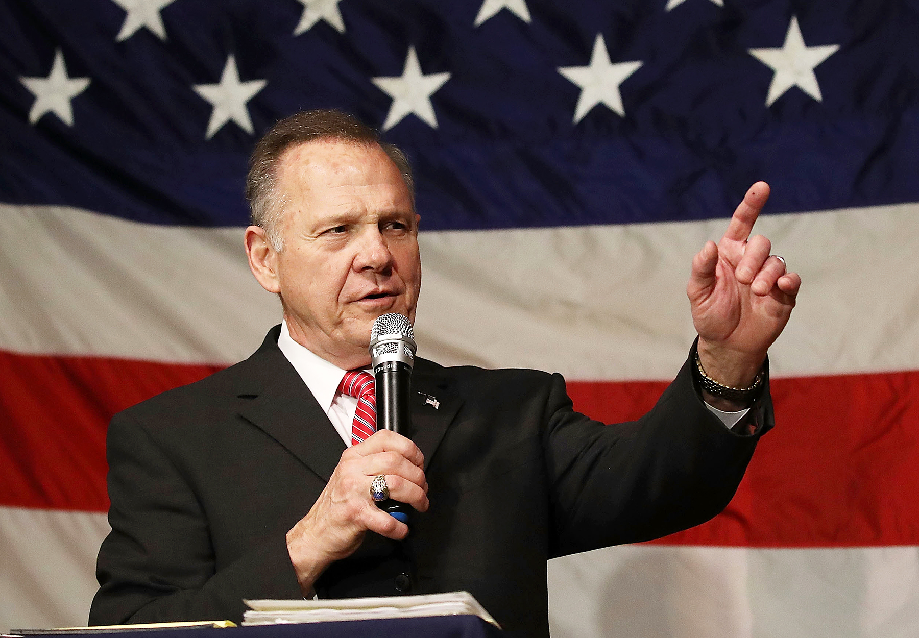 Republican Senatorial candidate Roy Moore