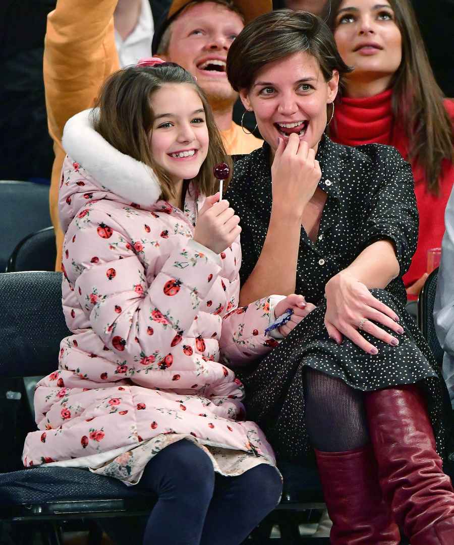 Suri Cruise, Katie Holmes, Madison Square Garden, Oklahoma City Thunder, New York Knicks