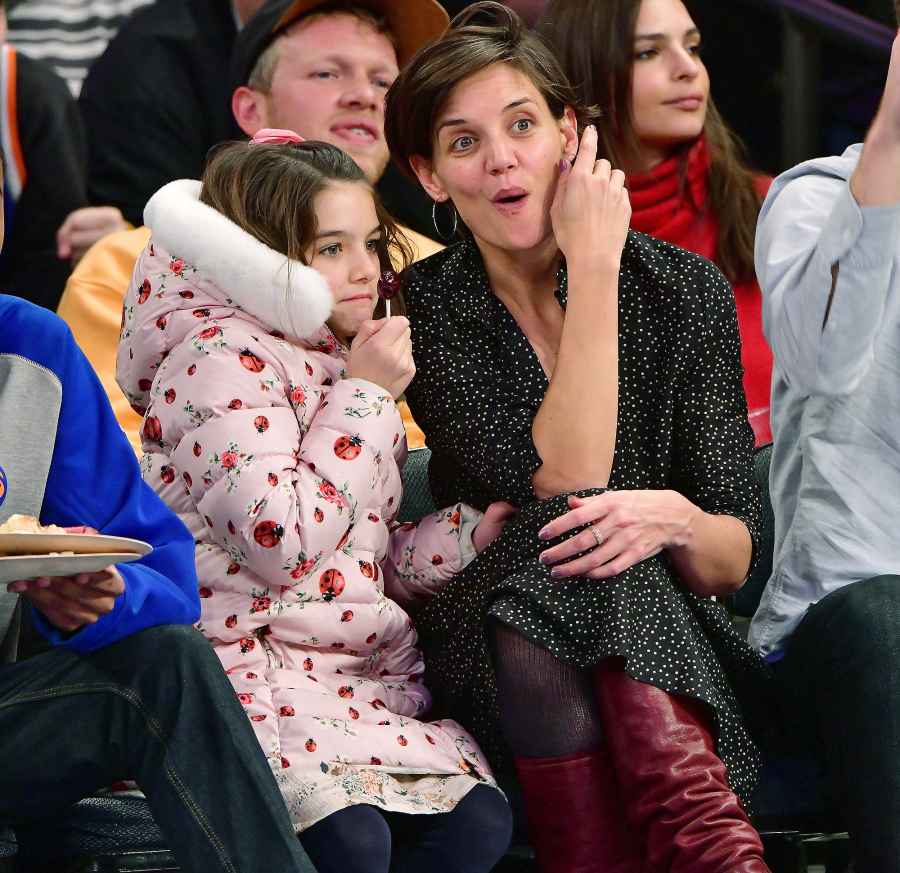 Suri Cruise, Katie Holmes, Madison Square Garden, Oklahoma City Thunder, New York Knicks