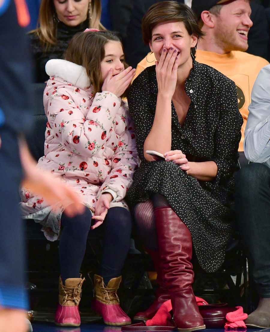 Suri Cruise, Katie Holmes, Madison Square Garden, Oklahoma City Thunder, New York Knicks