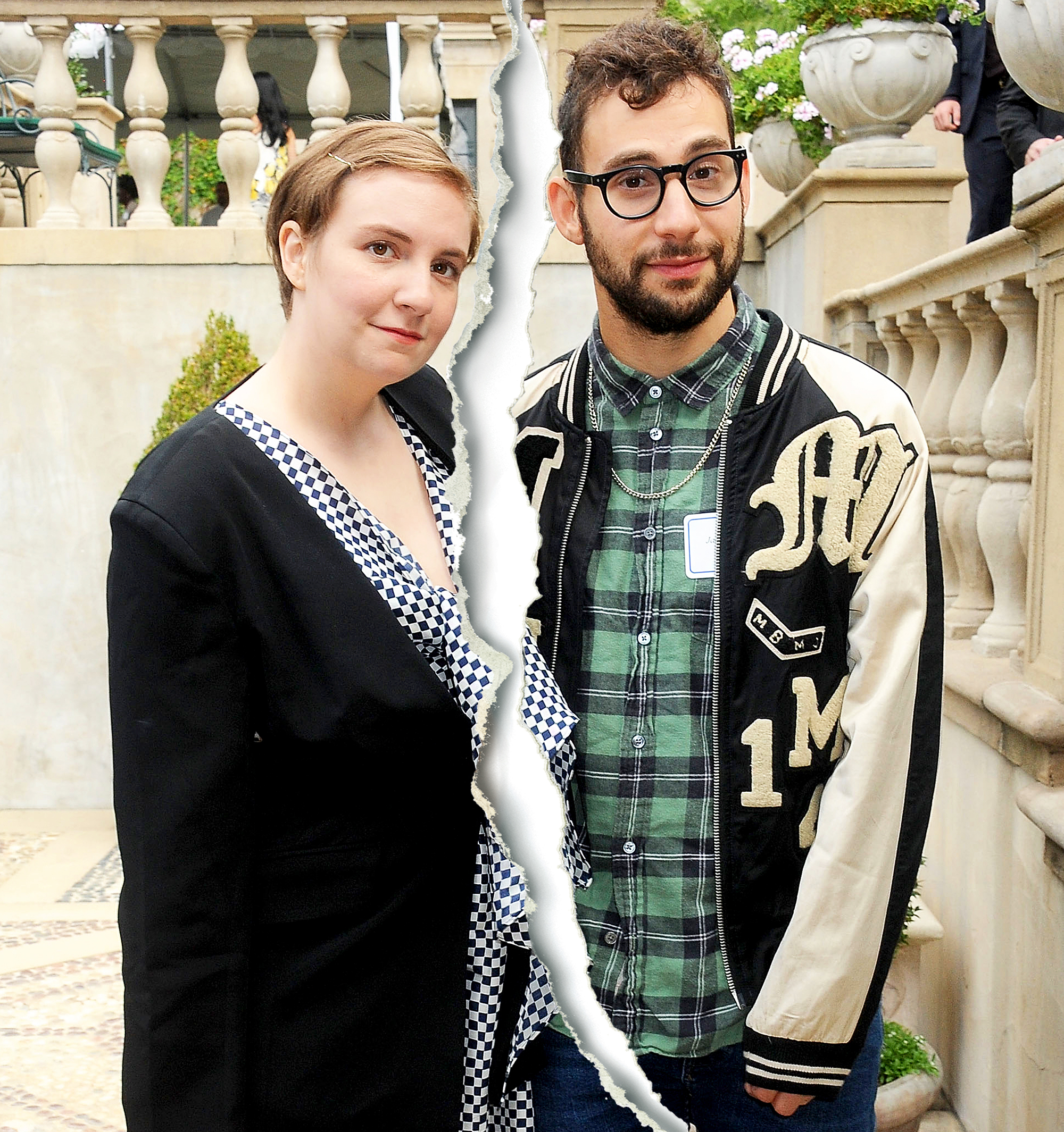 Lena Dunham and Jack Antonoff arrive at The Rape Foundation's Annual Brunch at Greenacres, The Private Estate of Ron Burkle on October 4, 2015 in Beverly Hills, California.