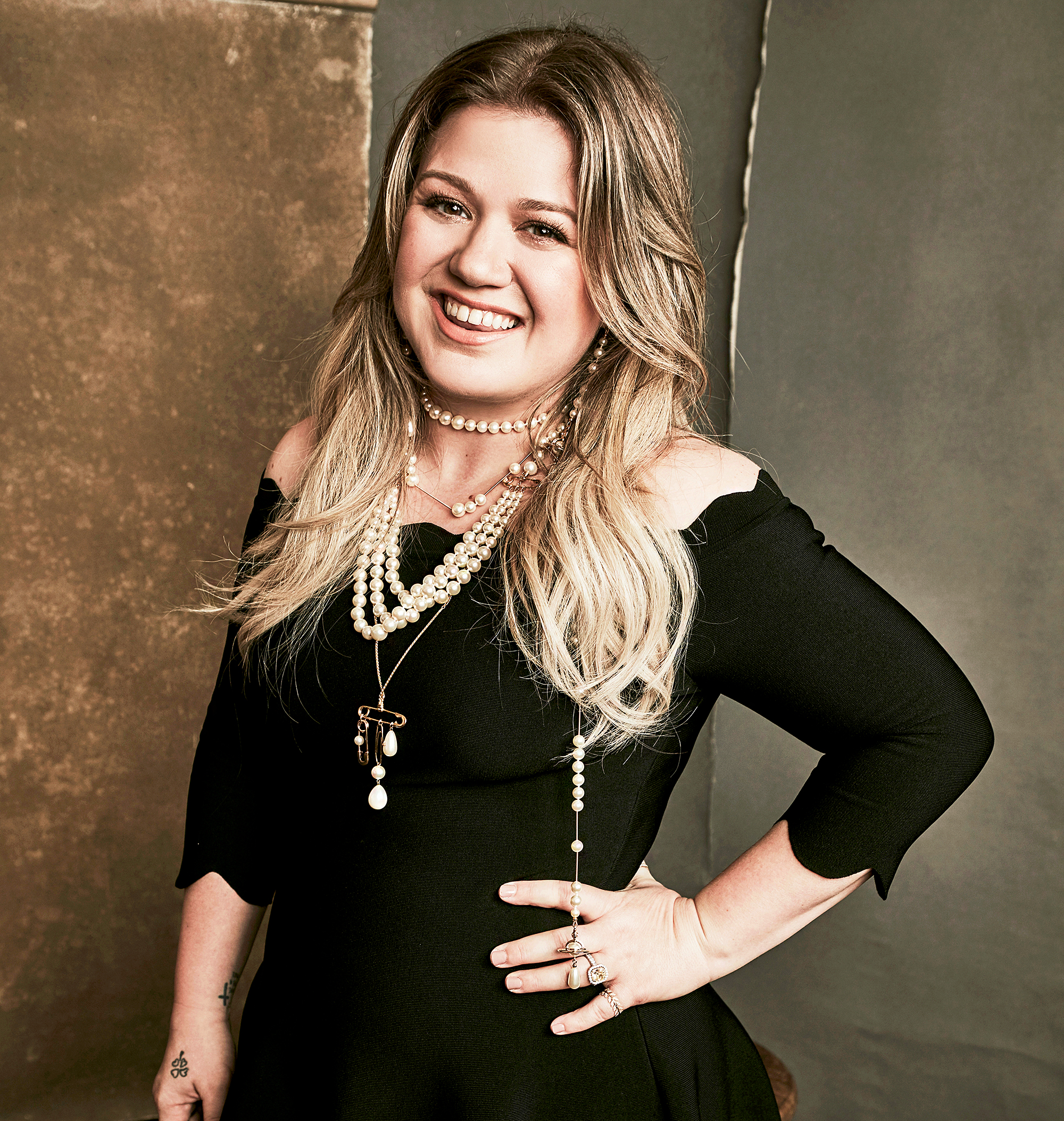 Kelly Clarkson attends the NBC Universal TCA Winter Press Tour on January 9, 2018, in Pasadena, California.