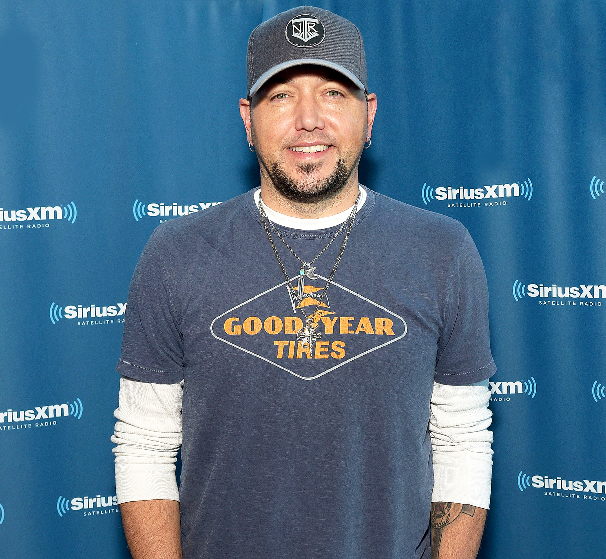 Jason Aldean visits the SiriusXM Studios on January 24, 2018 in Nashville, Tennessee.