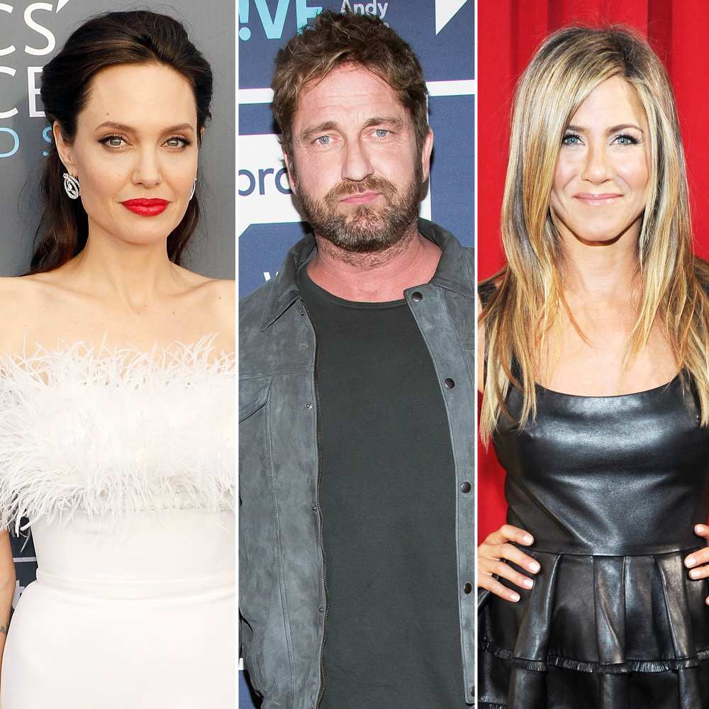 Angelina Jolie Gerard Butler Jennifer Aniston