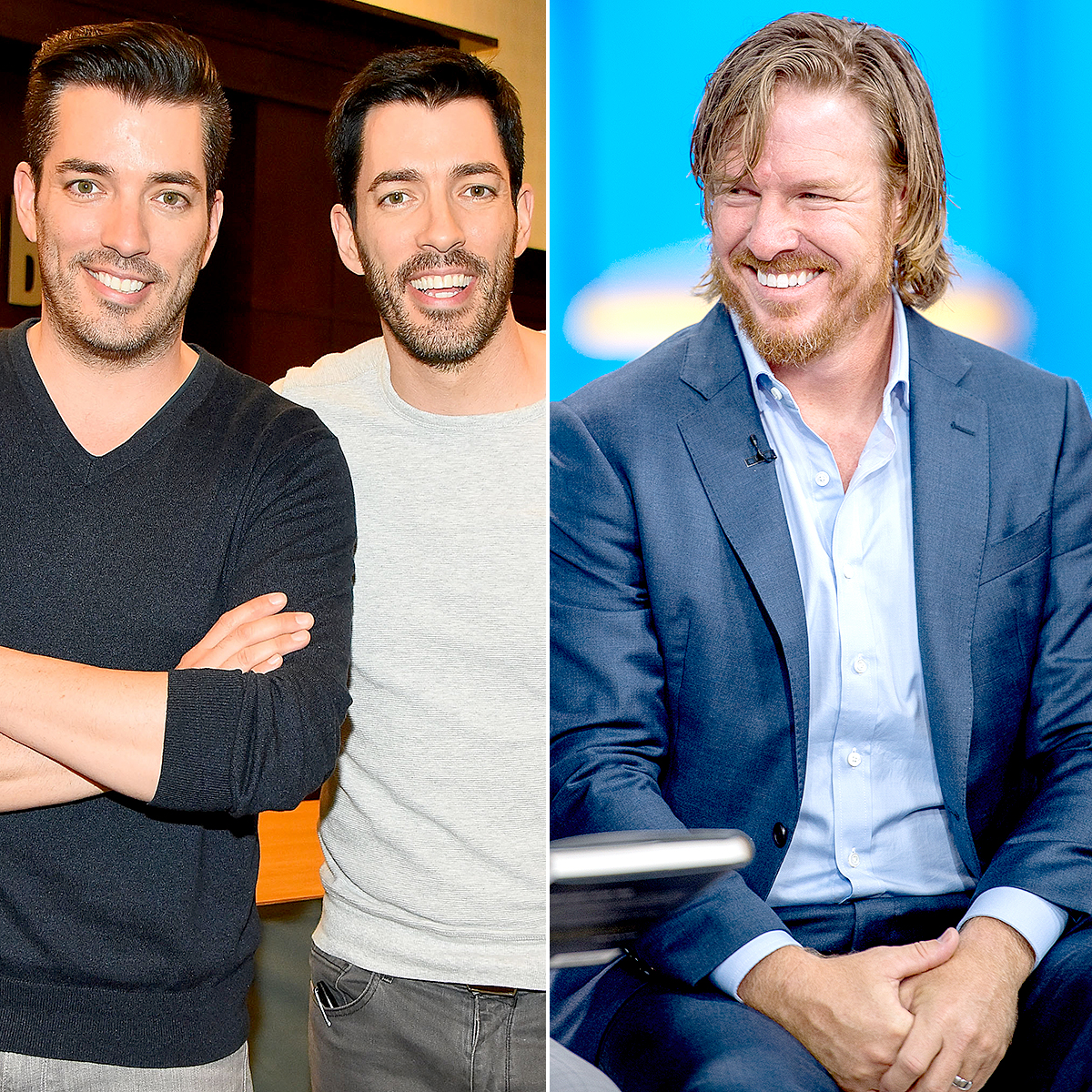 Jonathan Scott, Drew Scott, and Chip Gaines