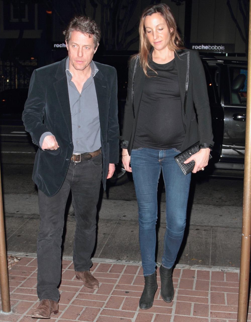 Hugh Grant, Girlfriend, Anna Eberstein, Pregnant