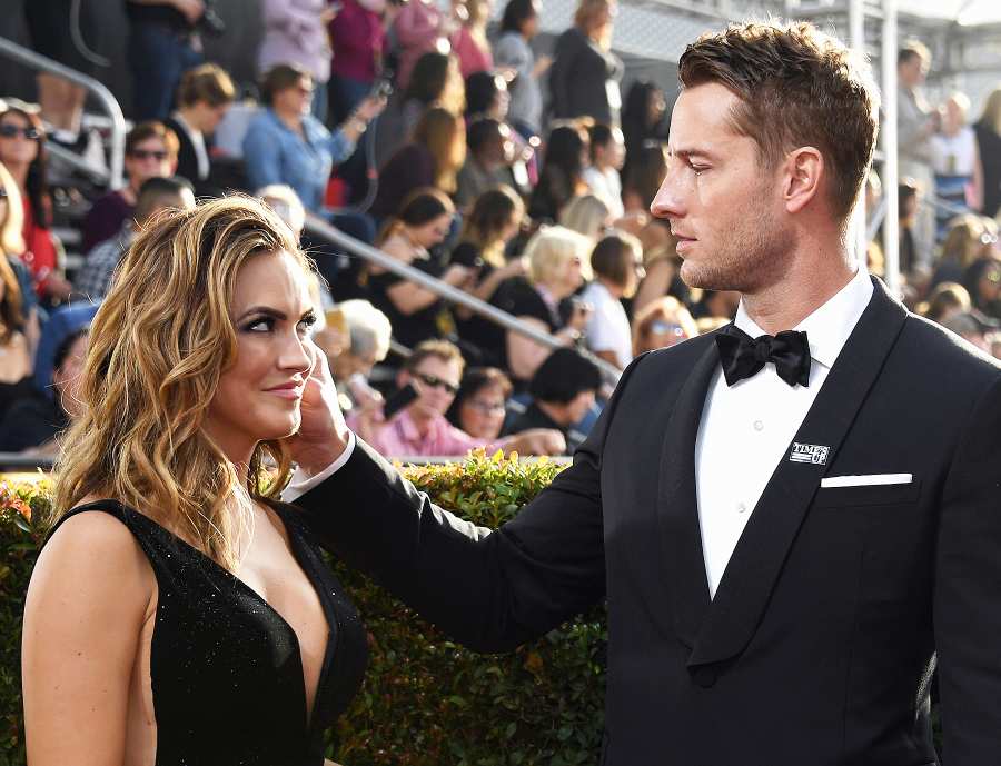 Chrishell Stause Justin Hartley Golden Globes 2018