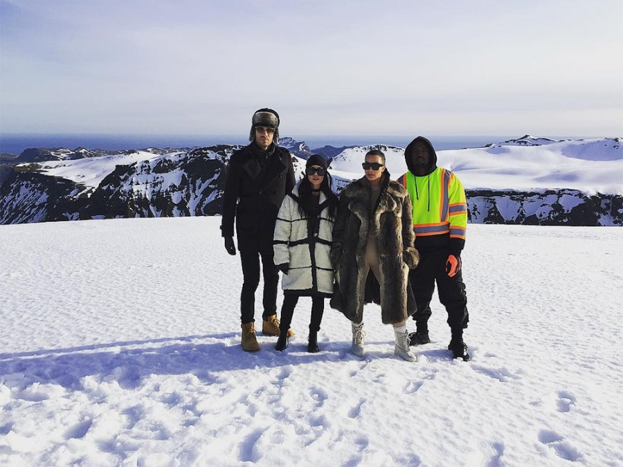 Kim Kourtney Kardashian Iceland