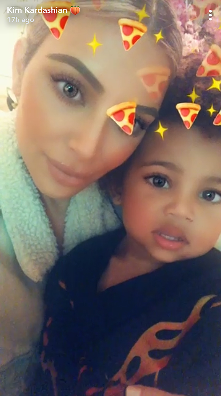 Kim Kardashian Saint West Snapchat