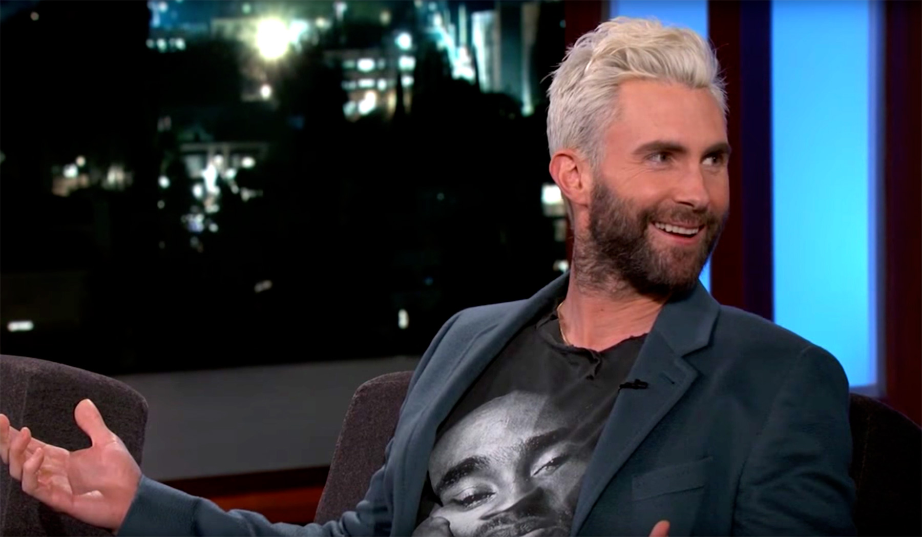 Adam Levine on Kimmel