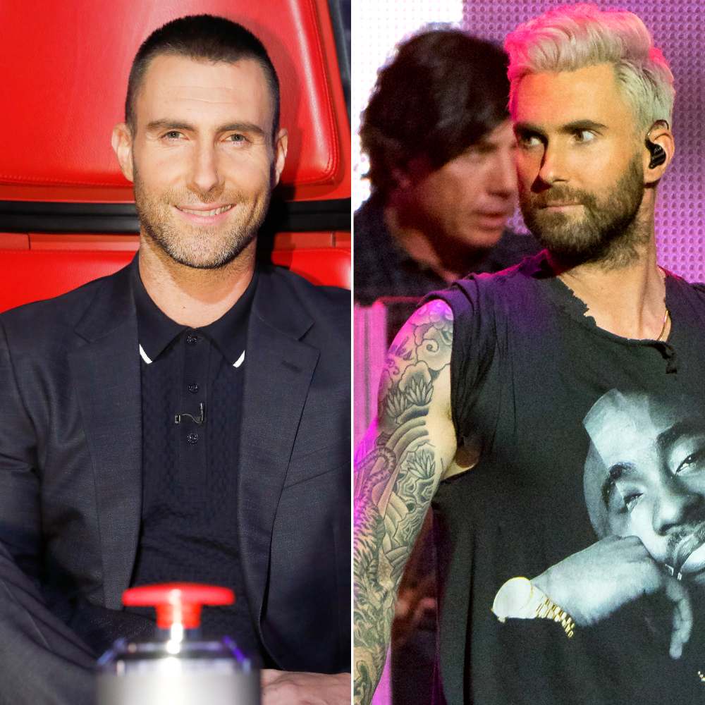 Adam Levine hair