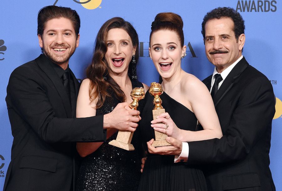 Michael Zegen Marin Hinkle Rachel Brosnahan Tony Shalhoub Golden Globes 2018