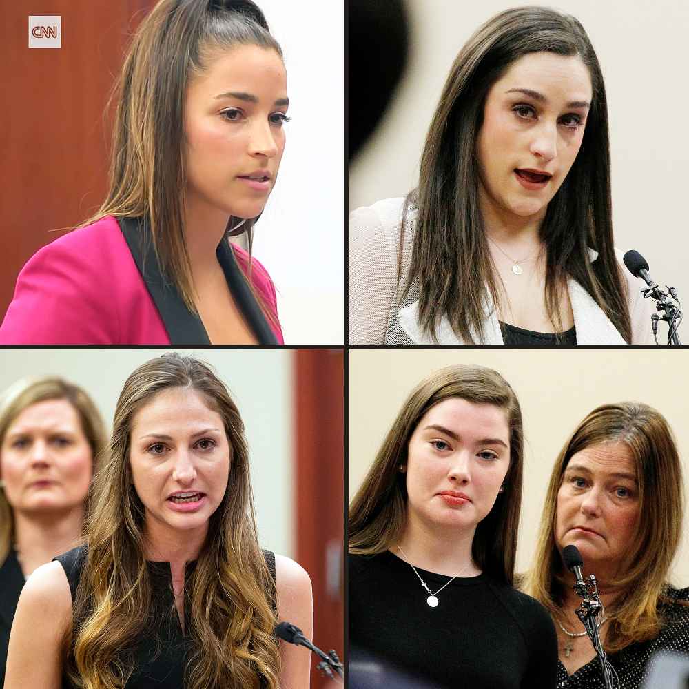 Aly Raisman Jordyn Wieber Emma Ann Miller Kyle Stephens testimony Larry Nassar