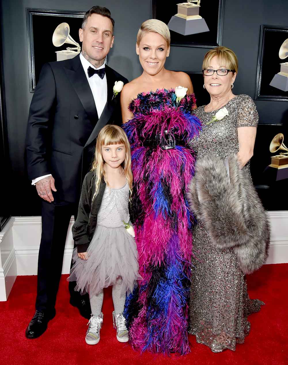 pink-and-family