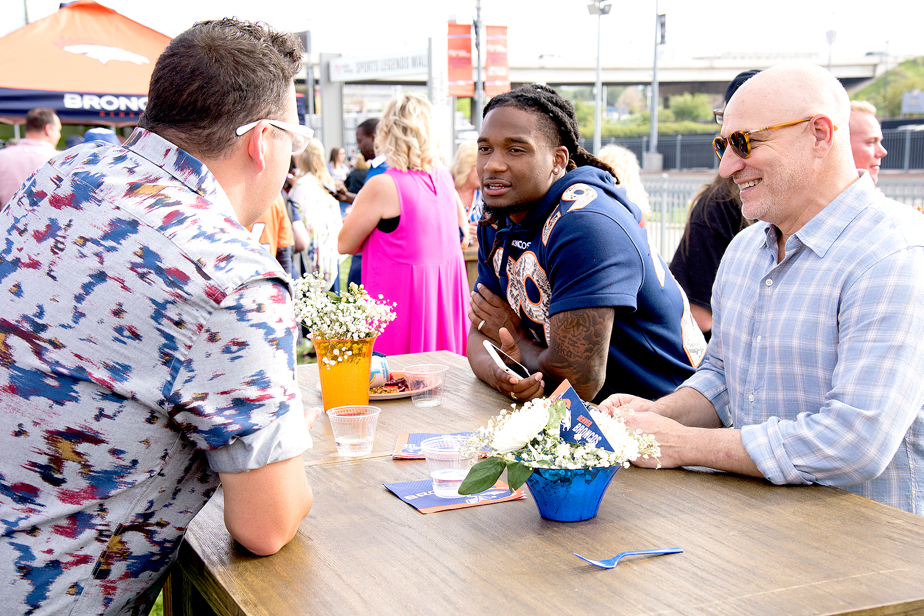 Bradley Roby and Tom Colicchio on Top Chef