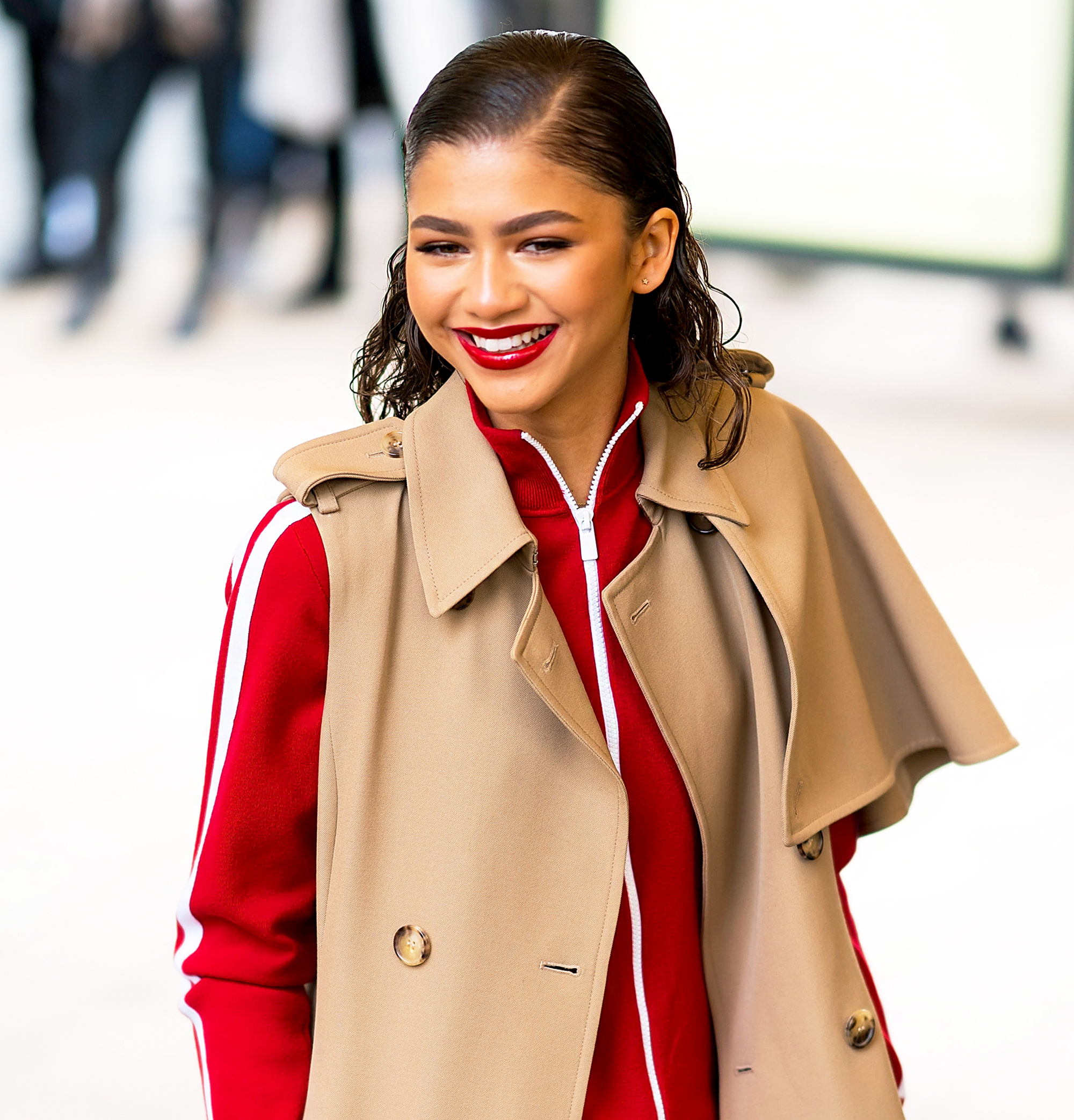Zendaya attends the Michael Kors fashion show during New York 2018 Fashion Week at the Vivian Beaumont Theater at Lincoln Center in New York City.